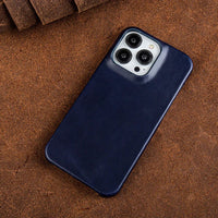 Leren Telefoonhoesje voor iPhone met Schokabsorberende Bescherming