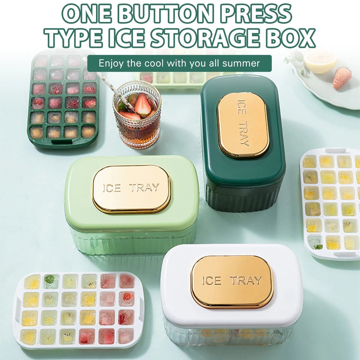 One-Press-IJsblokjesmaker Box