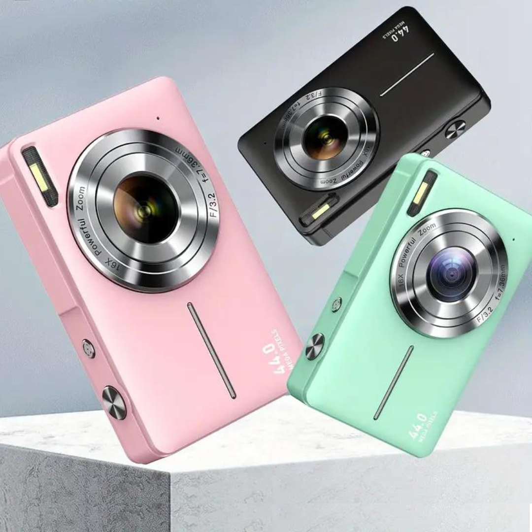 Draagbare Vintage Digitale Camera met HD Scherm en Retro Ontwerp
