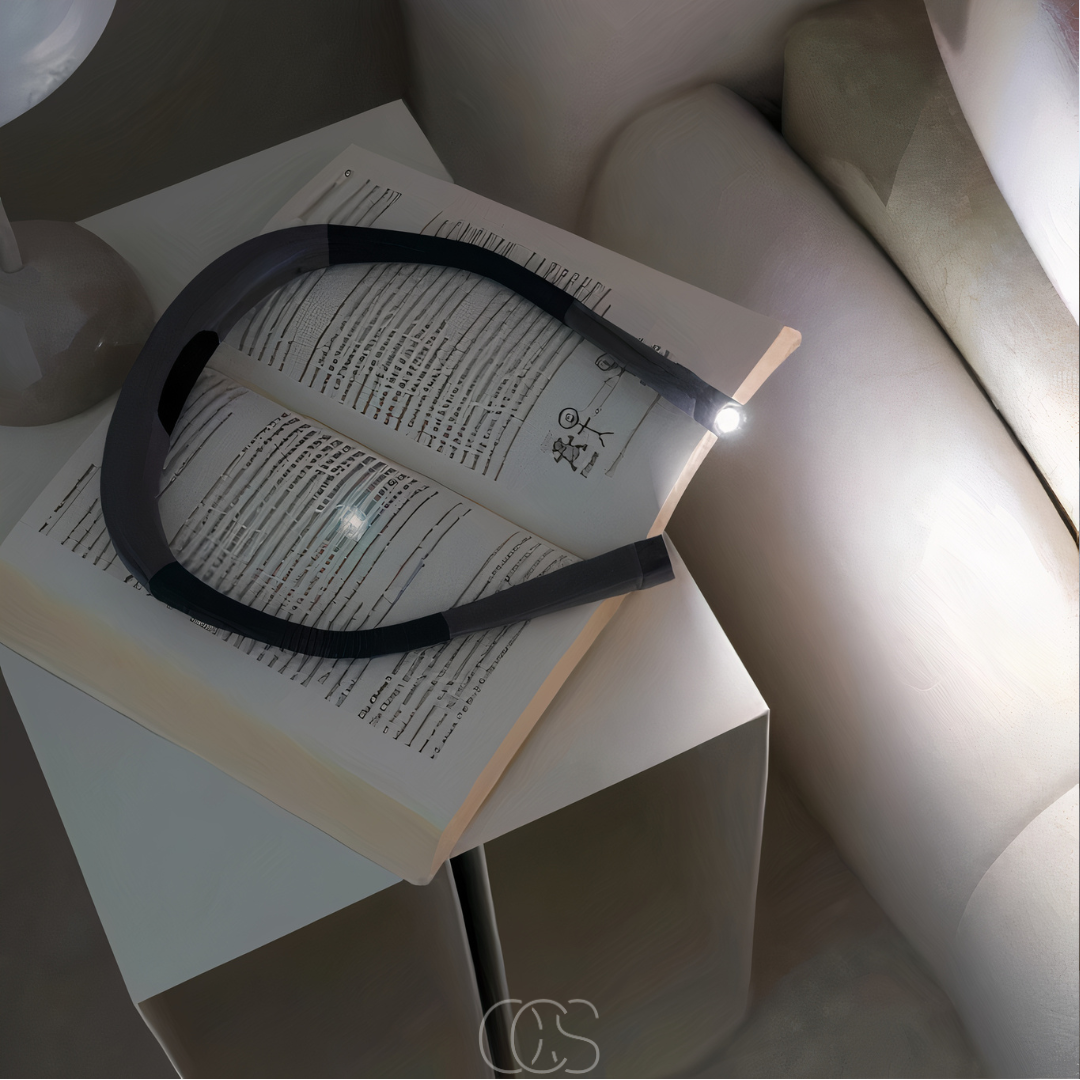 Oplaadbare LED Leeslamp voor om de Nek – Verstelbaar & Dimbaar