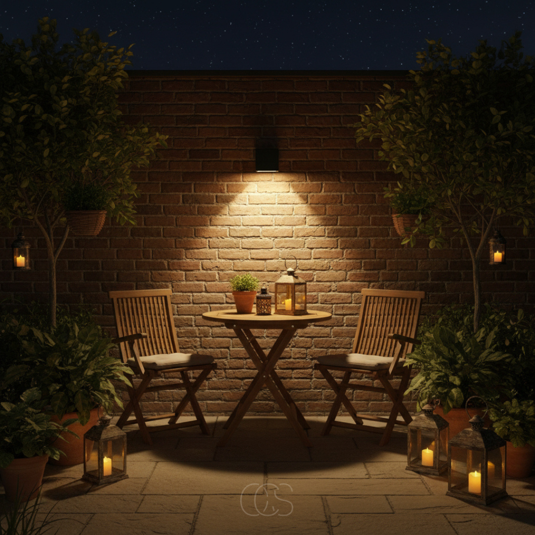 Luxe LED Solar Wandlamp