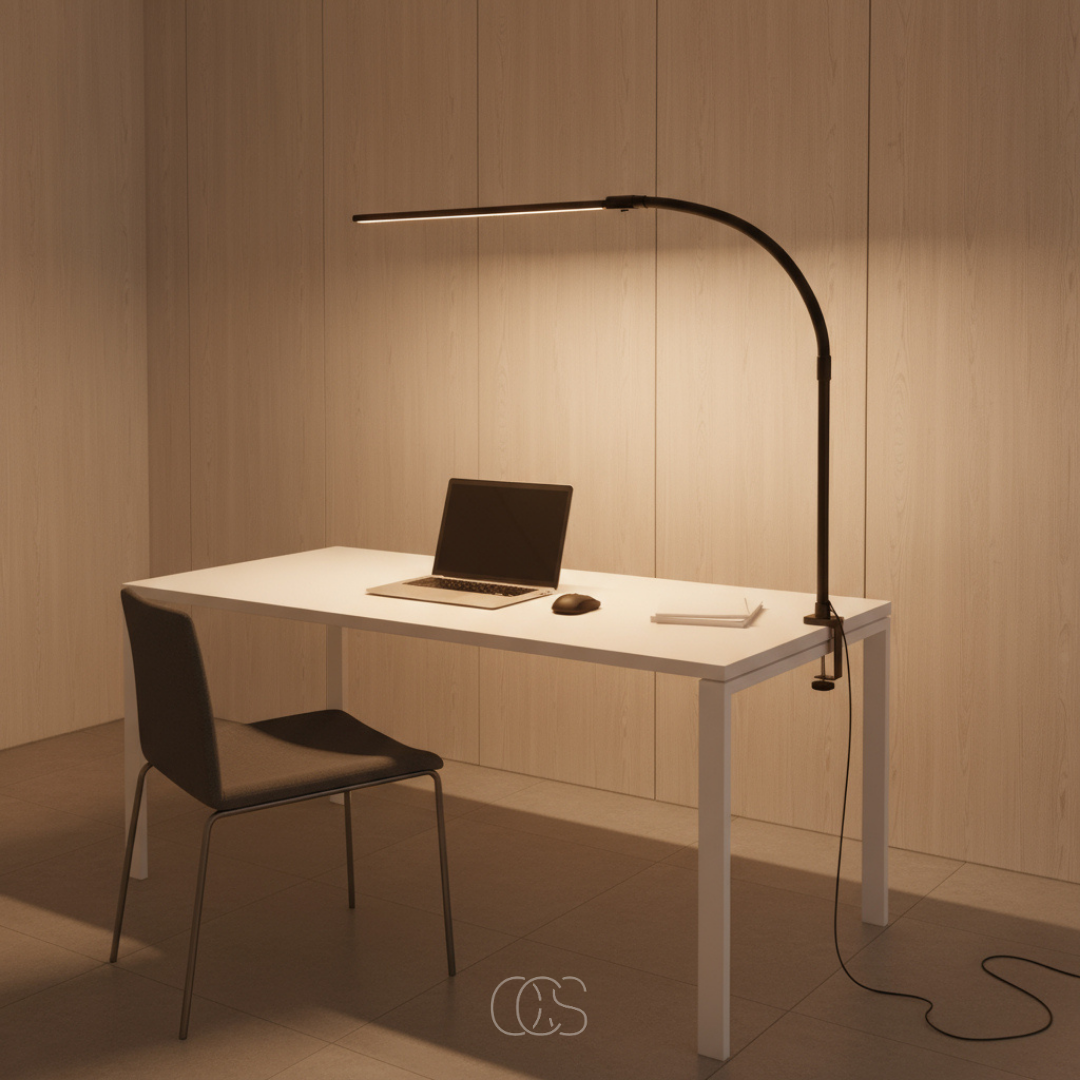 Dimbare Bureaulamp - 3 Lichtkleuren & Verstelbaar Design