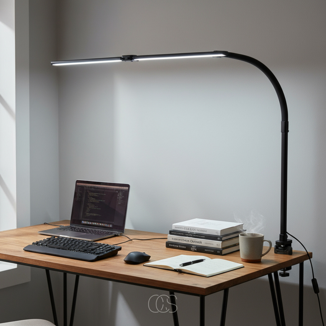 Dimbare Bureaulamp - 3 Lichtkleuren & Verstelbaar Design