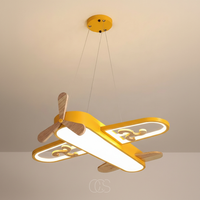 Vliegtuig hanglamp voor kinderkamers - dimbaar