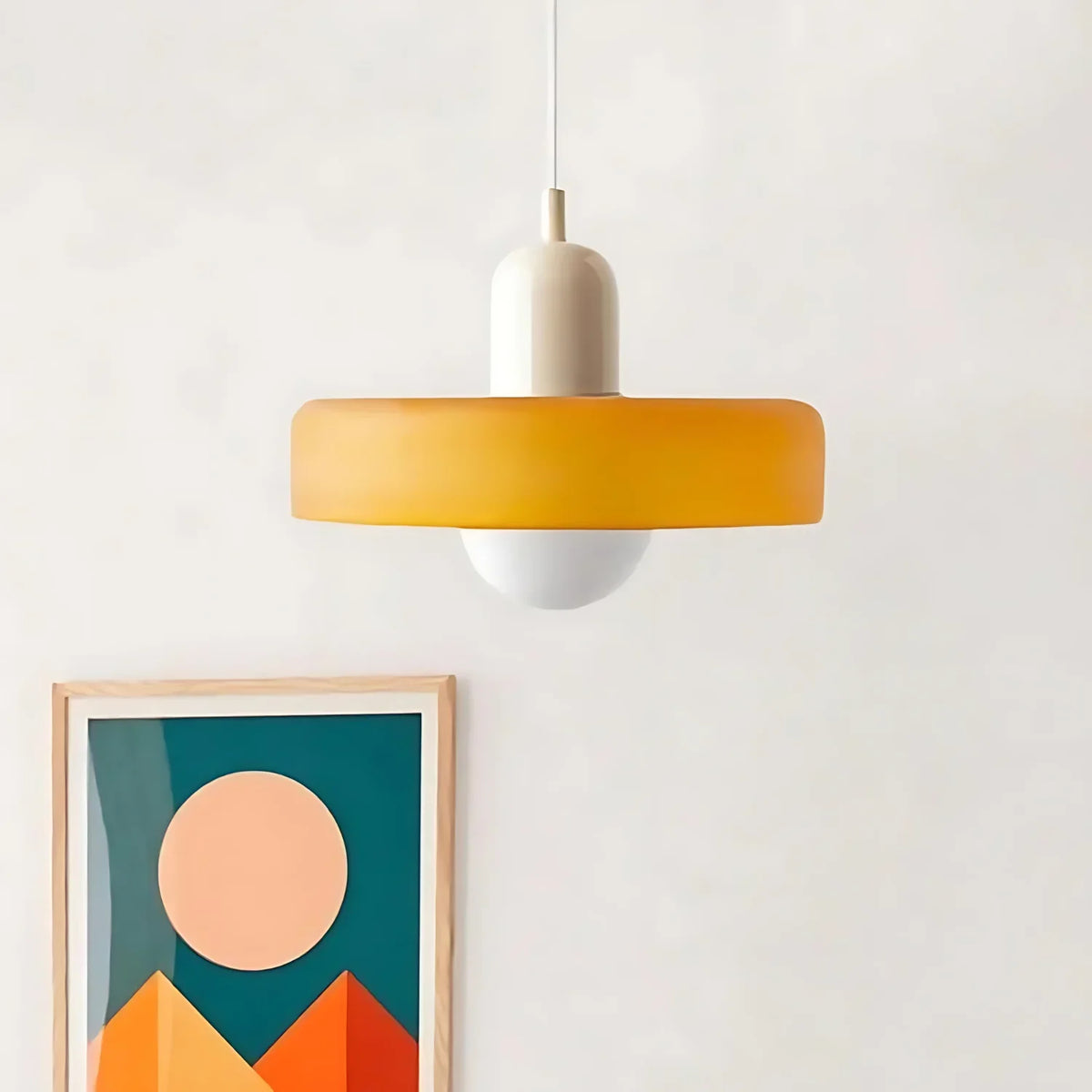 Luminous Halo Moderne Glazen Hanglamp