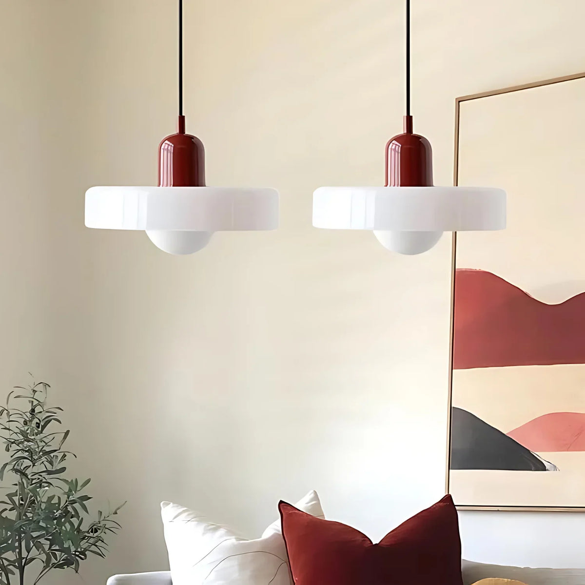 Luminous Halo Moderne Glazen Hanglamp