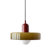 Luminous Halo Moderne Glazen Hanglamp