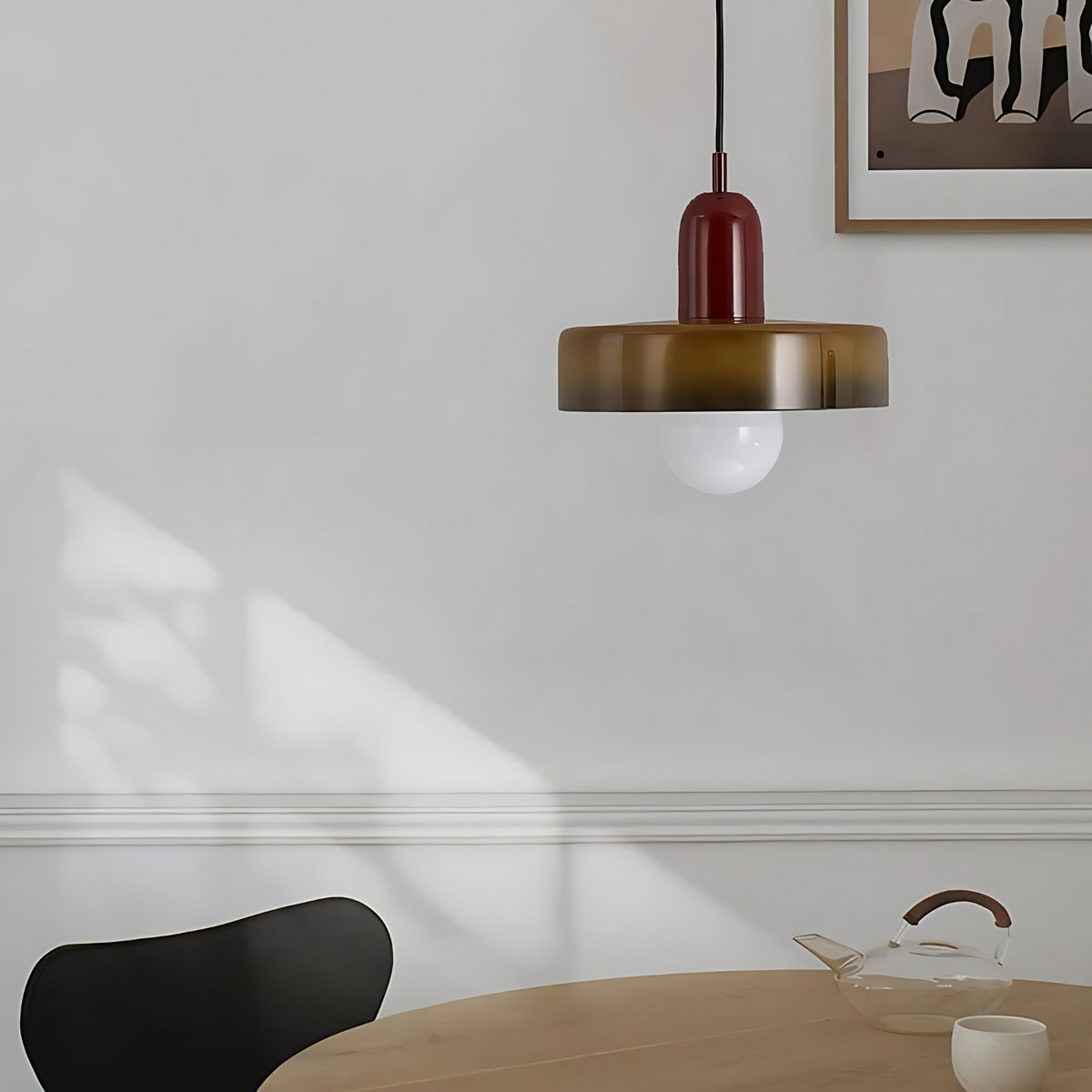 Luminous Halo Moderne Glazen Hanglamp