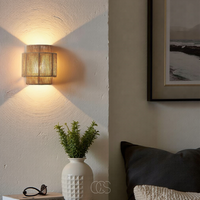 Rieten Boho Wandlamp