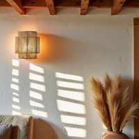 Rieten Boho Wandlamp