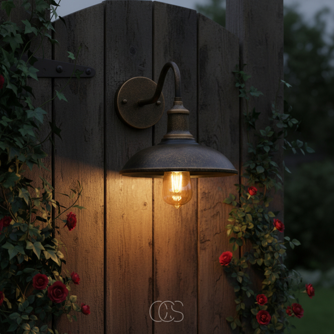 Vintage buiten wandlamp