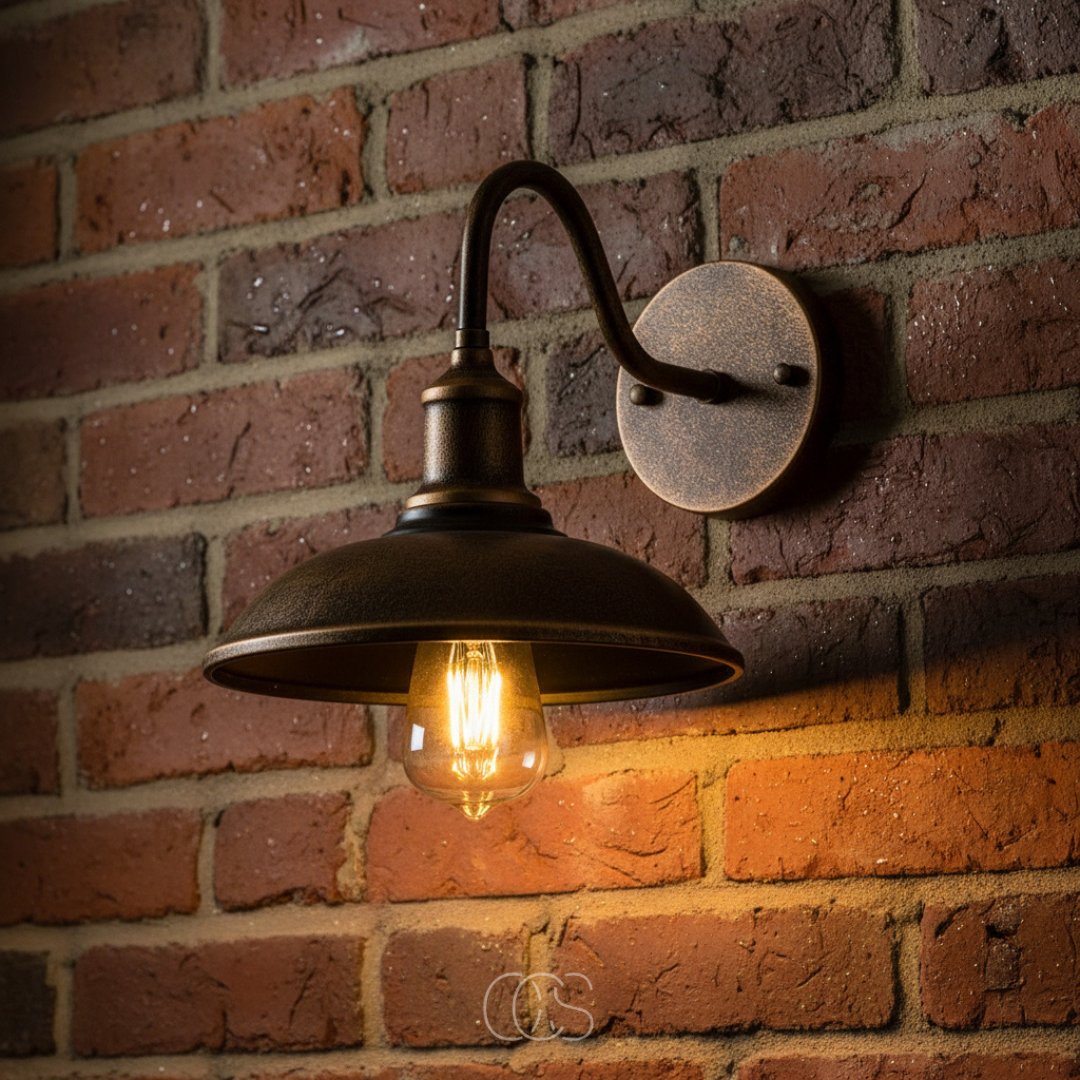 Vintage buiten wandlamp