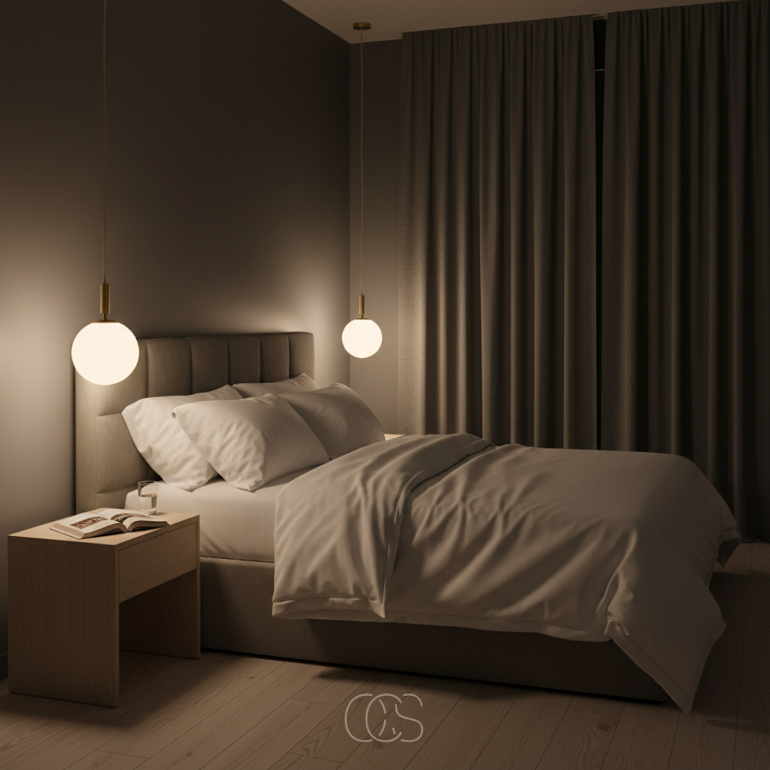 Gouden Scandinavische hanglamp