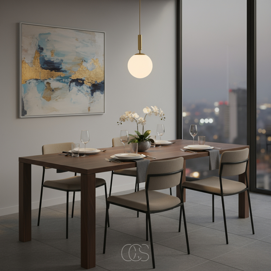 Gouden Scandinavische hanglamp