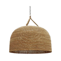 Natuurlijke Schaduw Rattan Japandi Hanglamp