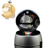 CrystalMon | 3D-gegraveerde kristallen bol met LED Licht Voet