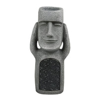 Zonne-energie Tuinsculptuur Set met Steen-effect Mensfiguren