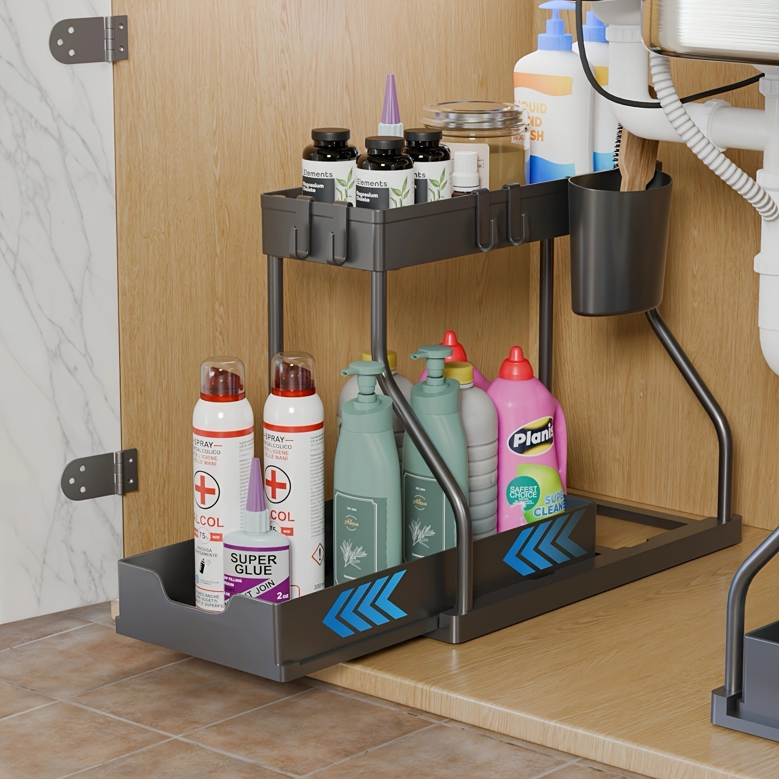 Organizer met lade | Keuken & Spoelbak Organizer | OrdnungsMeister