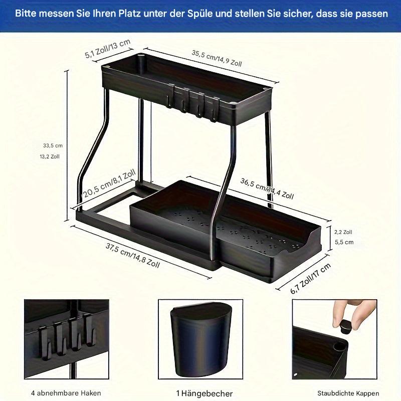 Organizer met lade | Keuken & Spoelbak Organizer | OrdnungsMeister