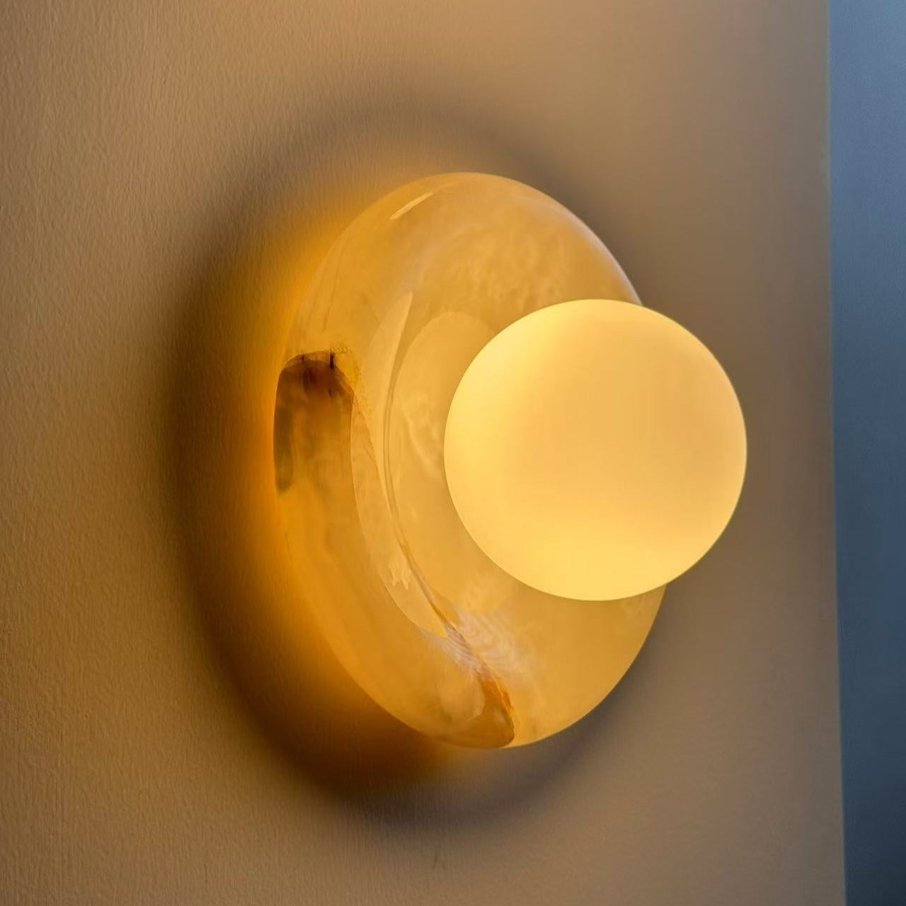 Hako Wandlamp Binnen in Marmer