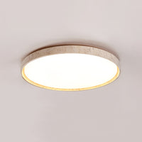 Kathy Plafondlamp Rond in Travertin