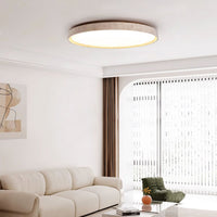 Kathy Plafondlamp Rond in Travertin