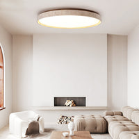 Kathy Plafondlamp Rond in Travertin