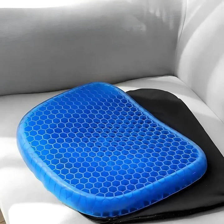 Orthopedisch Gel-Zitkussen | Honingraatstructuur ademend | Drukverlichting Comfort | ErgoHive