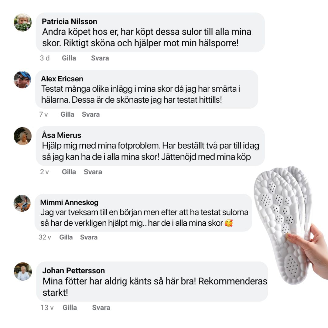 OrtoCloud 4D inlegzolen voor hielspoor en voetpijn