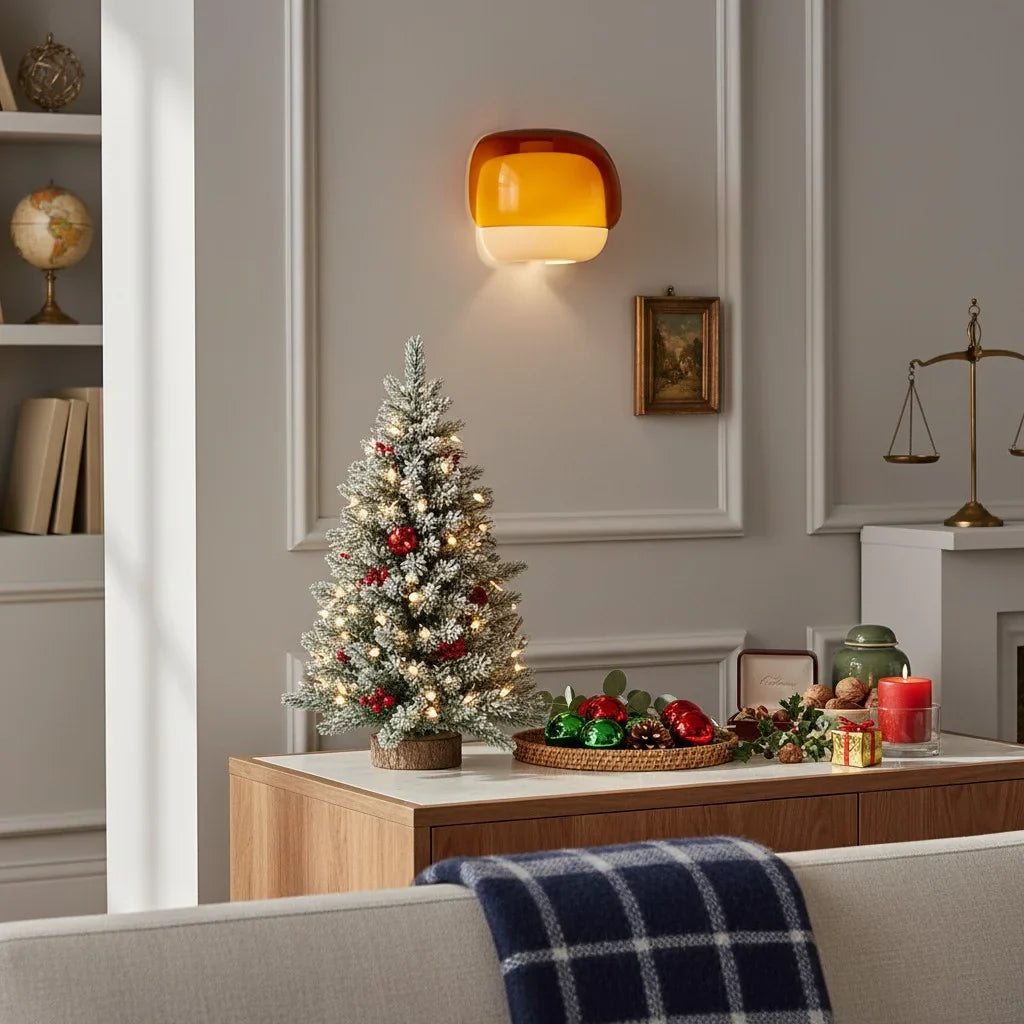 Orvenis Macaron Gekleurde Glazen Wandlamp