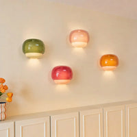 Orvenis Macaron Gekleurde Glazen Wandlamp