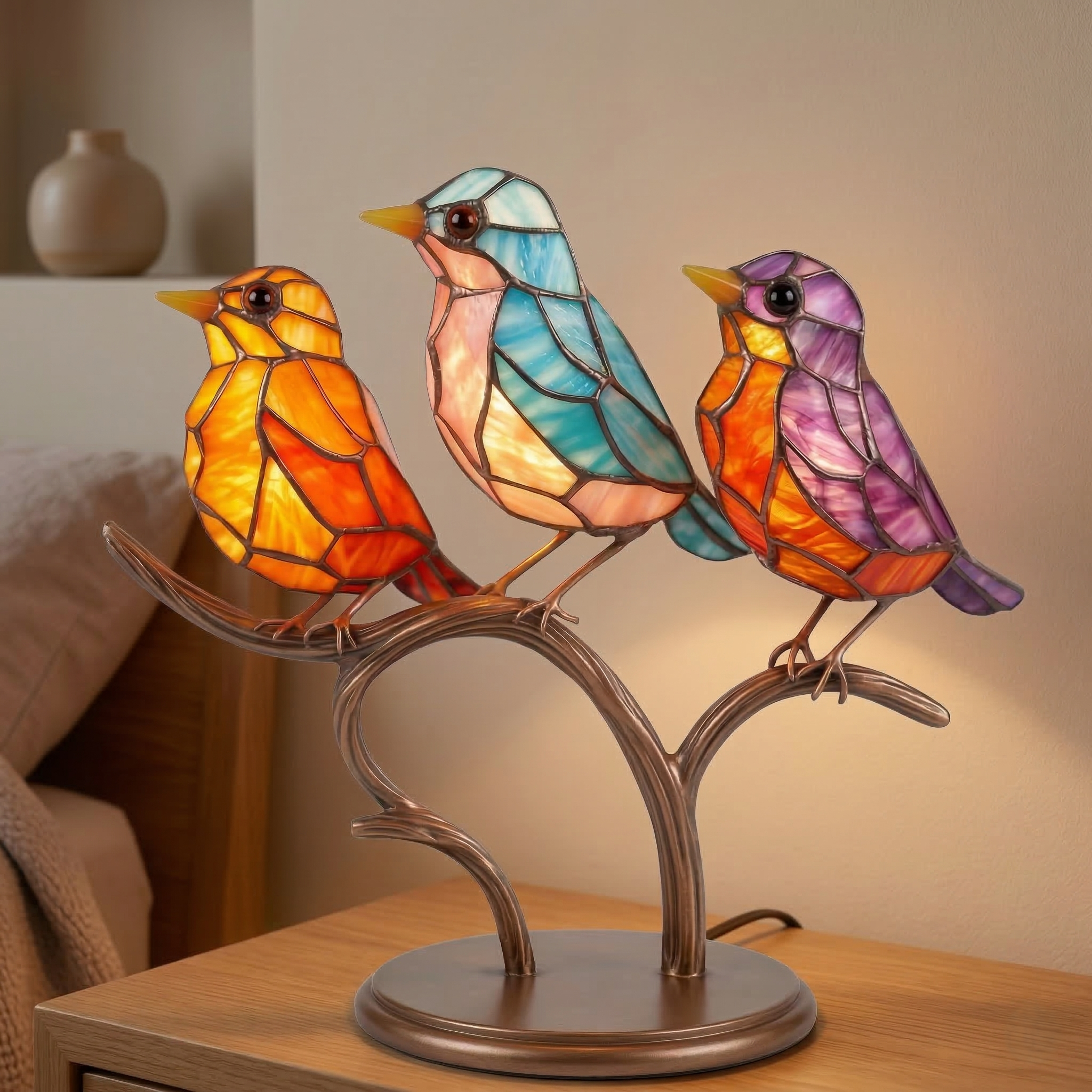 Aviora – Decoratief Vogelbeeld met Artistiek Design