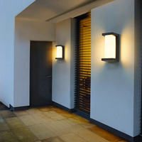 Buitenwandlamp Zwart Wandmontage Met Bewegingssensor