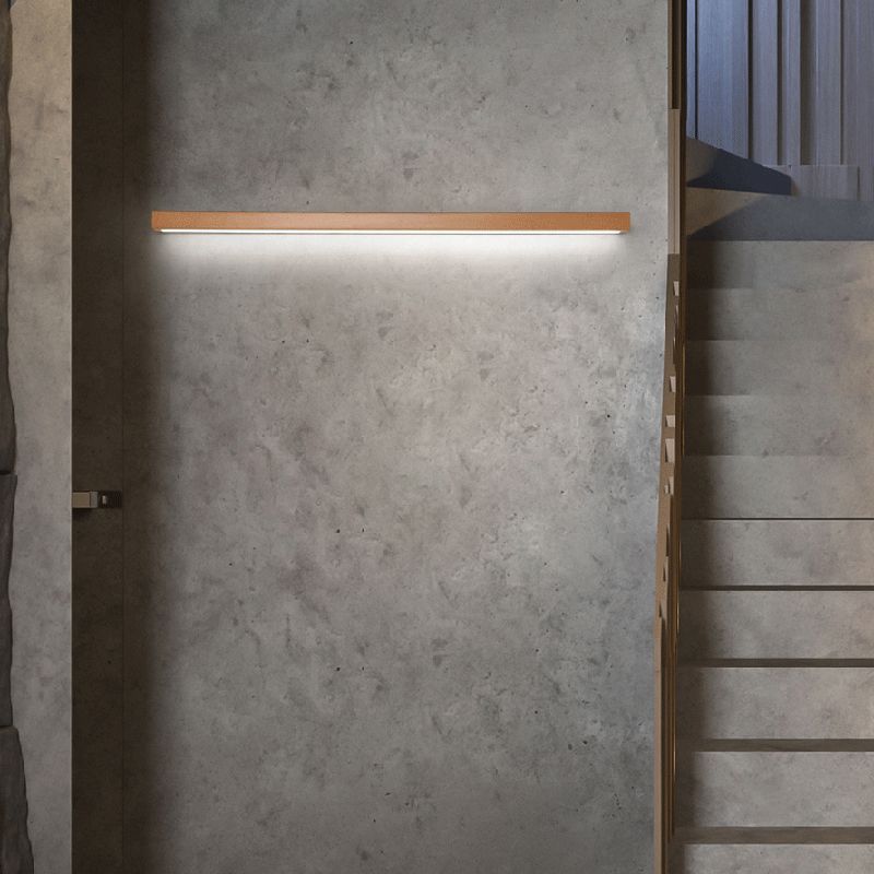 Muto Moderne Lineaire LED Wandlamp 1/2-vlamig Spiegelfront Woonkamer