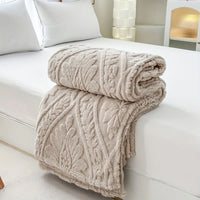 Paris Weave Jacquard Fleece Deken