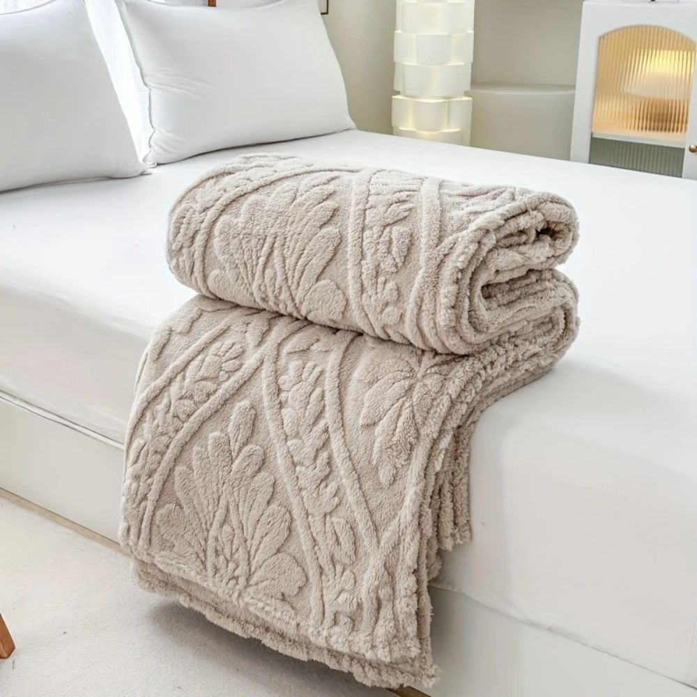 Paris Weave Jacquard Fleece Deken