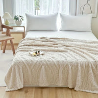 Paris Weave Jacquard Fleece Deken