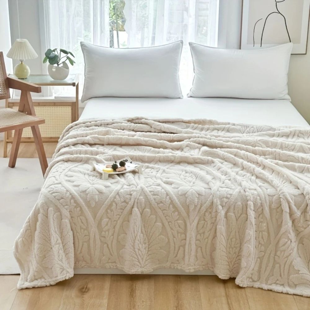 Paris Weave Jacquard Fleece Deken