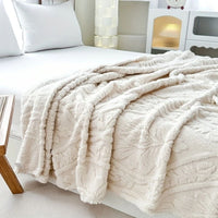 Paris Weave Jacquard Fleece Deken