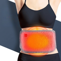 USB Verwarmingsriem met Temperatuurregeling – Zachte Fluwelen Riem om Taille en Handen te Verwarmen, 45-65°C, Draagbaar, 105 x 20 cm
