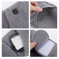 USB Verwarmingsriem met Temperatuurregeling – Zachte Fluwelen Riem om Taille en Handen te Verwarmen, 45-65°C, Draagbaar, 105 x 20 cm