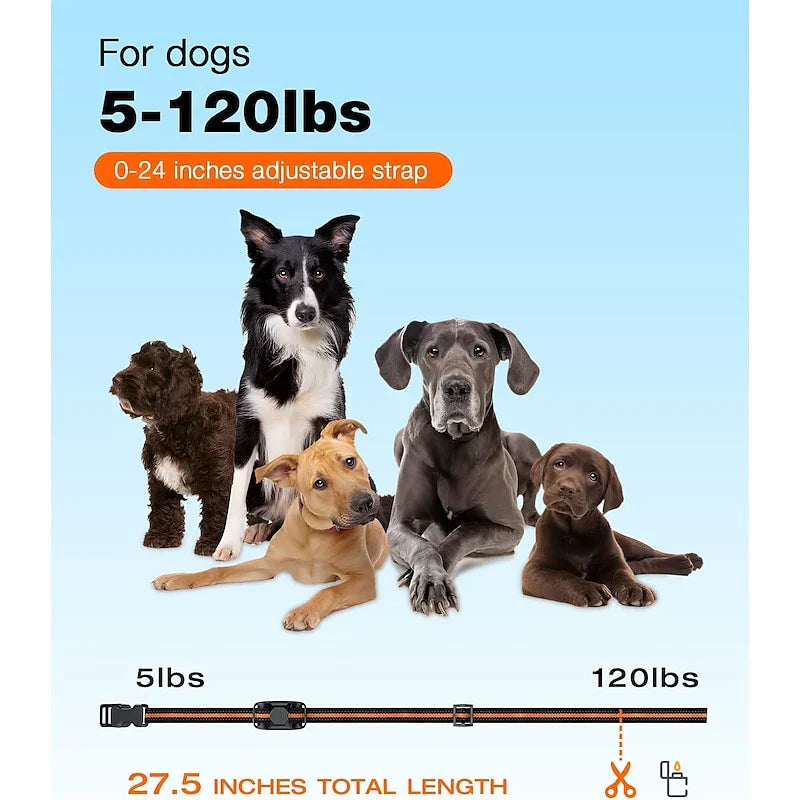 NovaPace Waterdichte Halsband Met 1000m Afstandsbediening Voor Honden