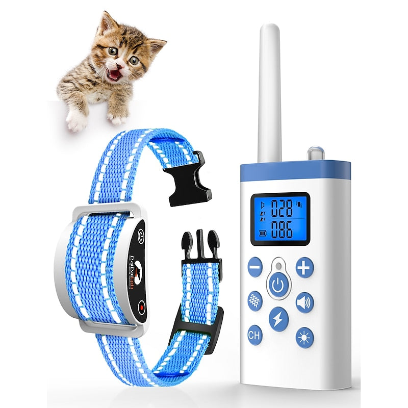 Premium Kat Trainingshalsband met Afstandsbediening