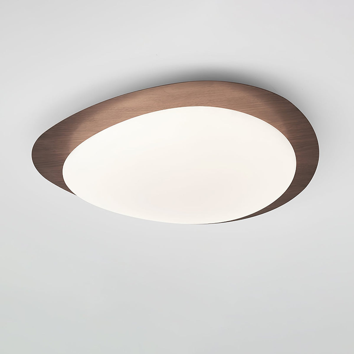 Quisti Pebble Walnoot Plafondlamp