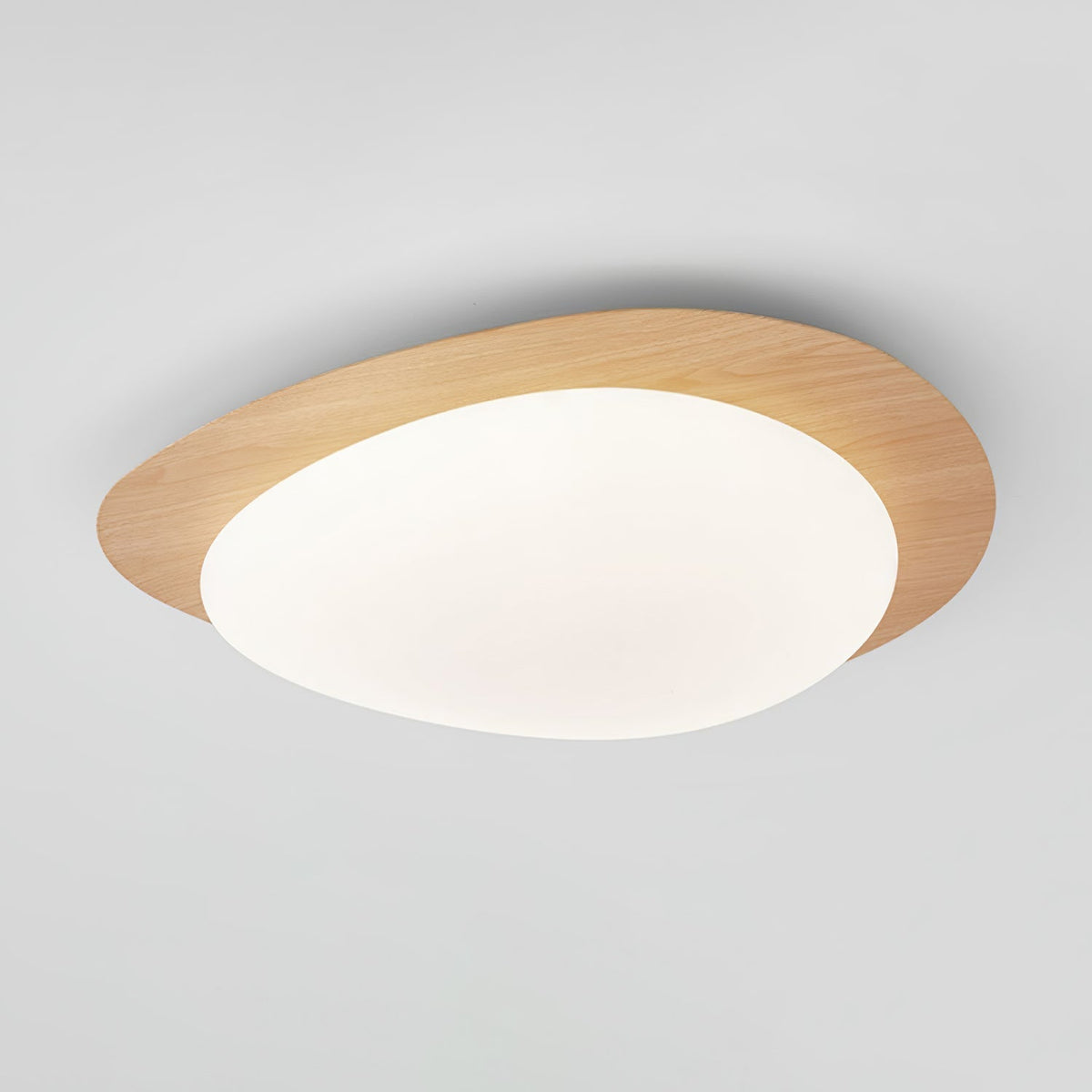Quisti Pebble Walnoot Plafondlamp