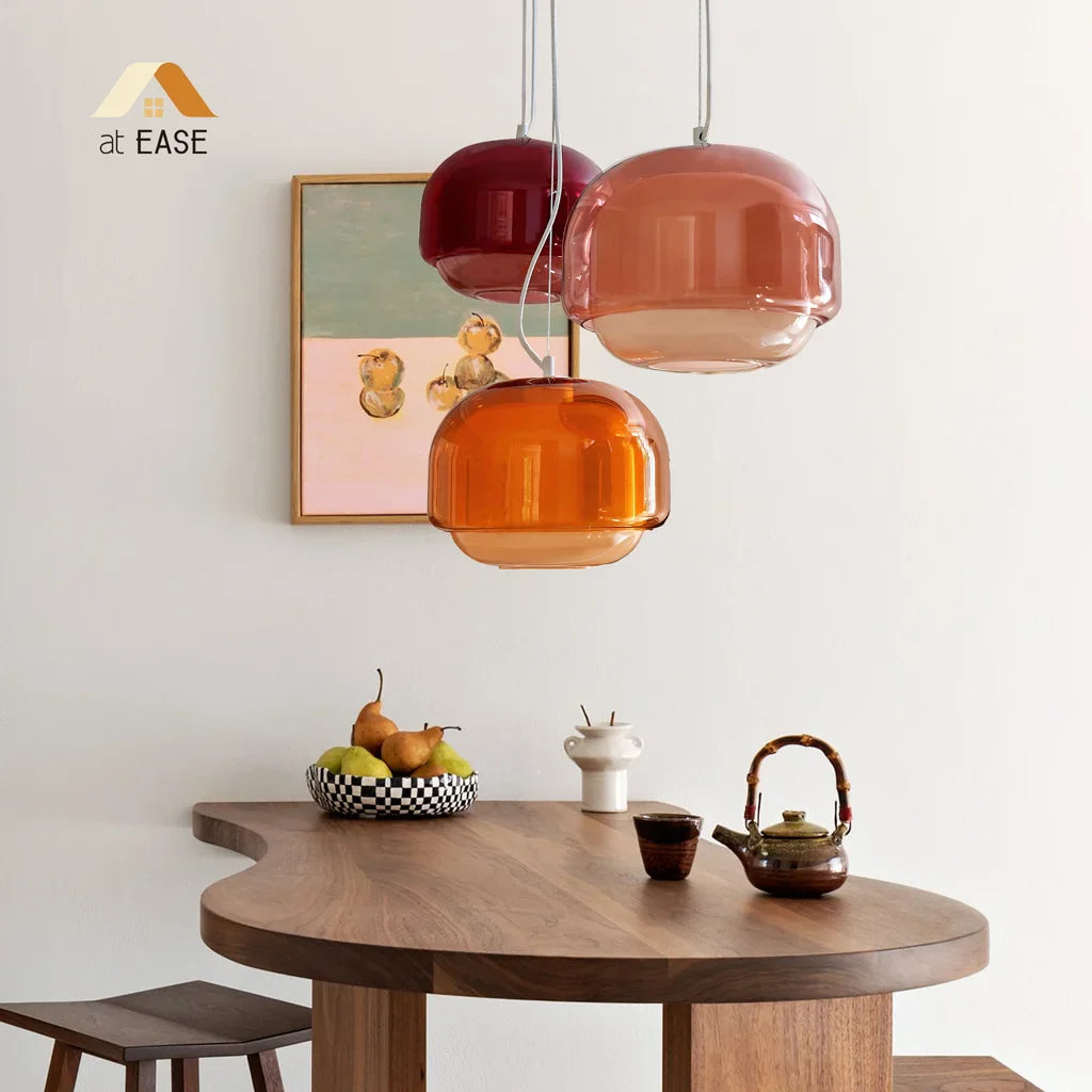Pericles Sferische Kleurrijke Glazen Hanglamp