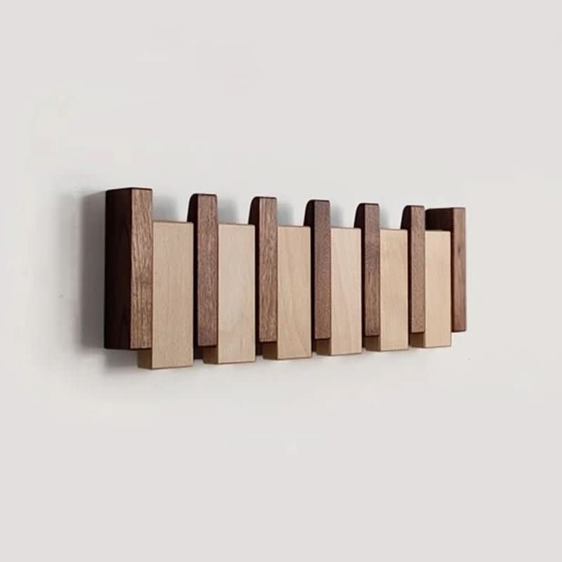 Wandkapstok in Pianodesign | Handgemaakt Hout | Natuur