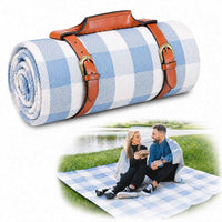 Vouwbare picknickdeken met waterdichte onderkant