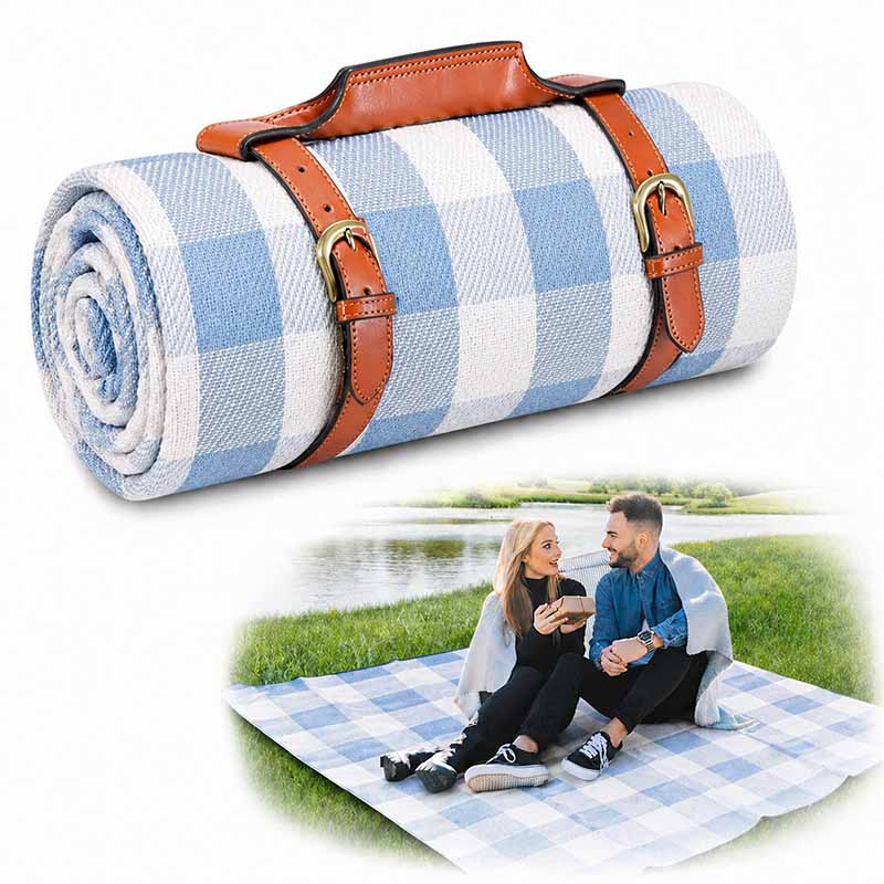 Vouwbare picknickdeken met waterdichte onderkant