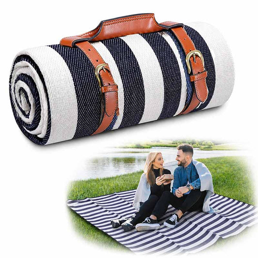 Vouwbare picknickdeken met waterdichte onderkant